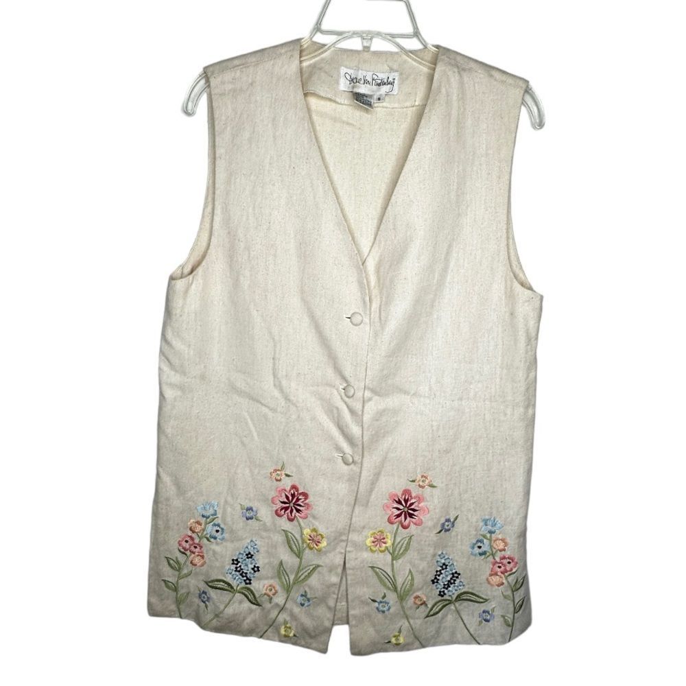Vintage DVF Silk Blend‎ Long Vest